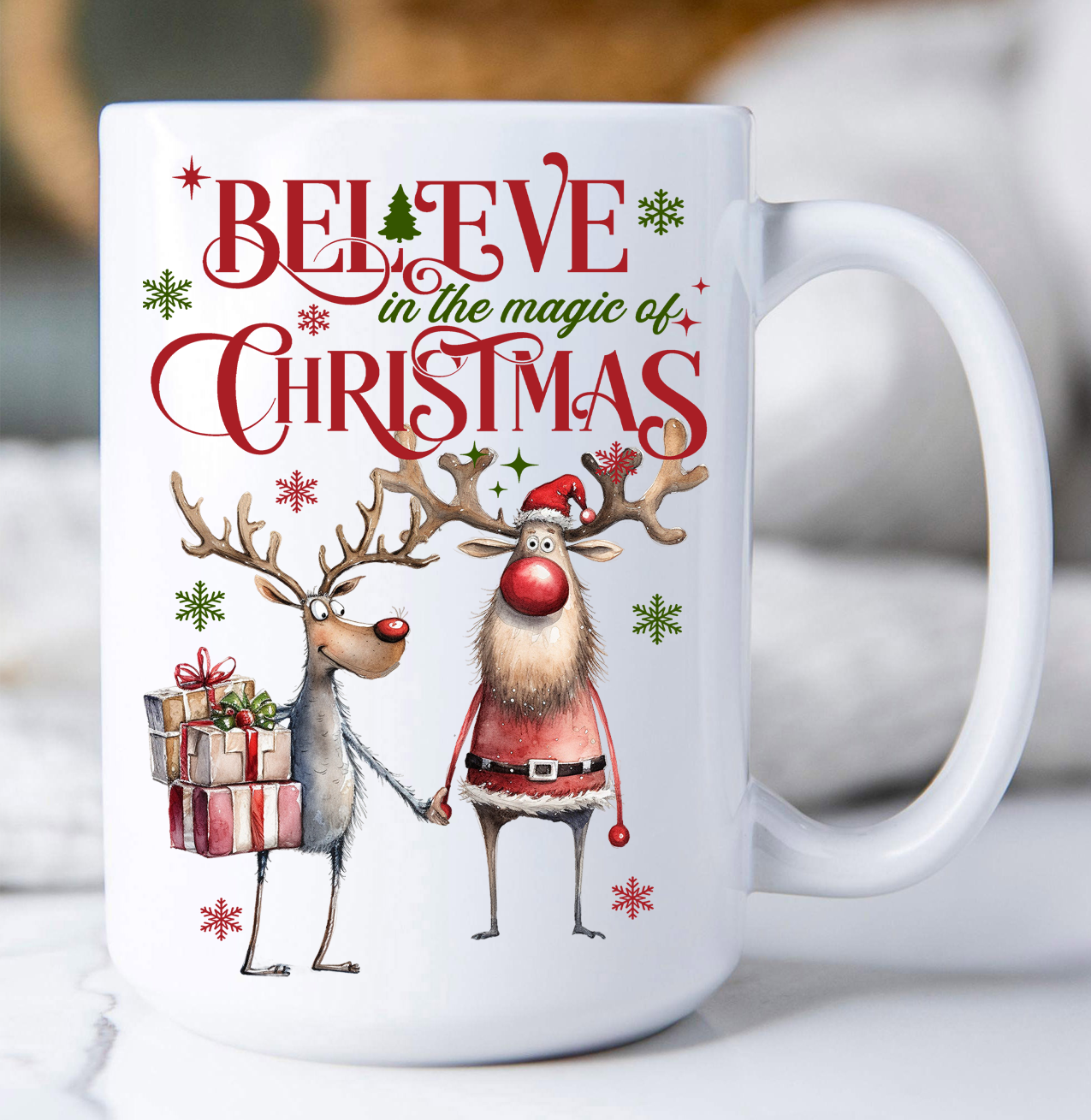 Believe in the magic of Christmas Coffee Mug