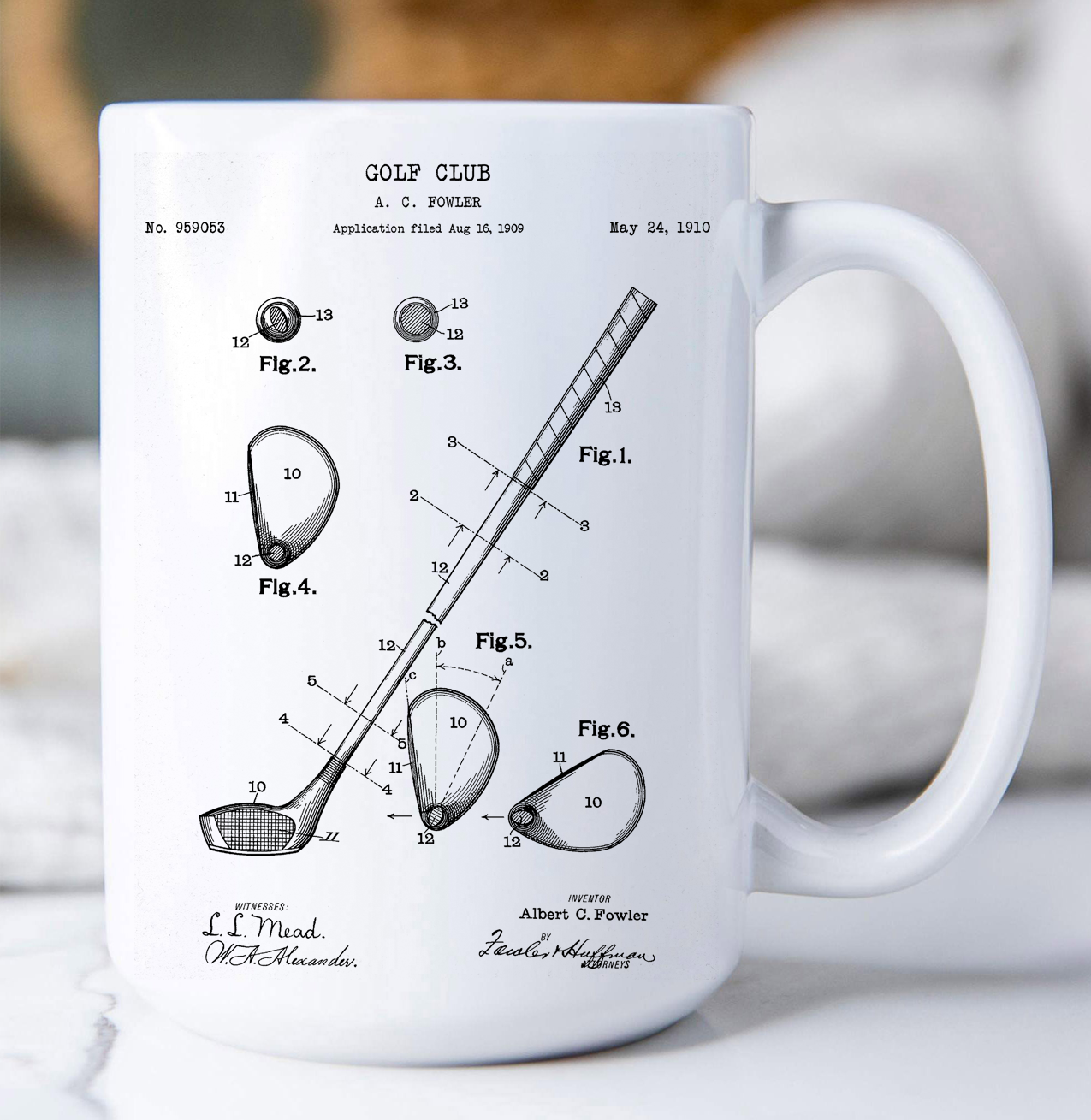 Vintage Golf Club Coffee Mug