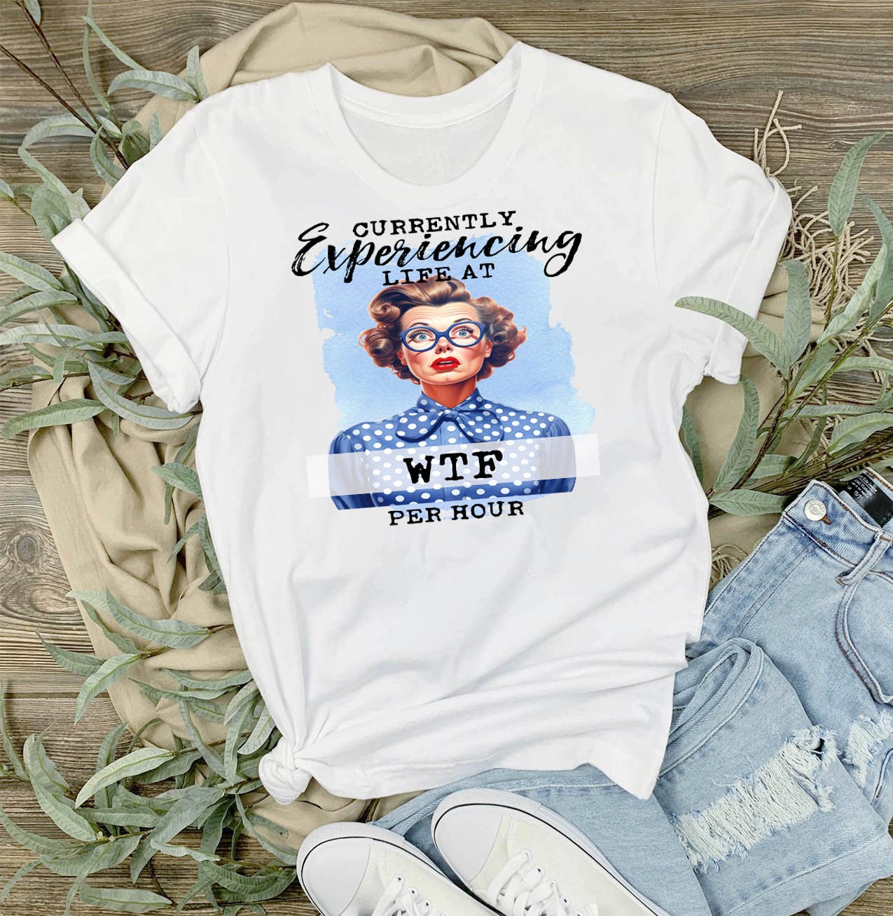Experiencing Life at WTF Funny T-Shirt