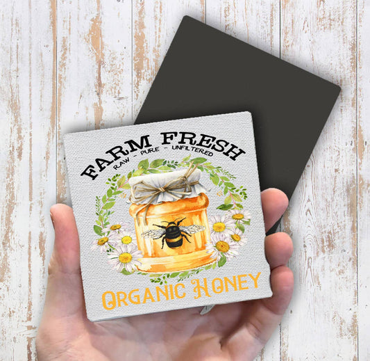 Farm Fresh Honey Bees Magnet Fridge - Sets of 2