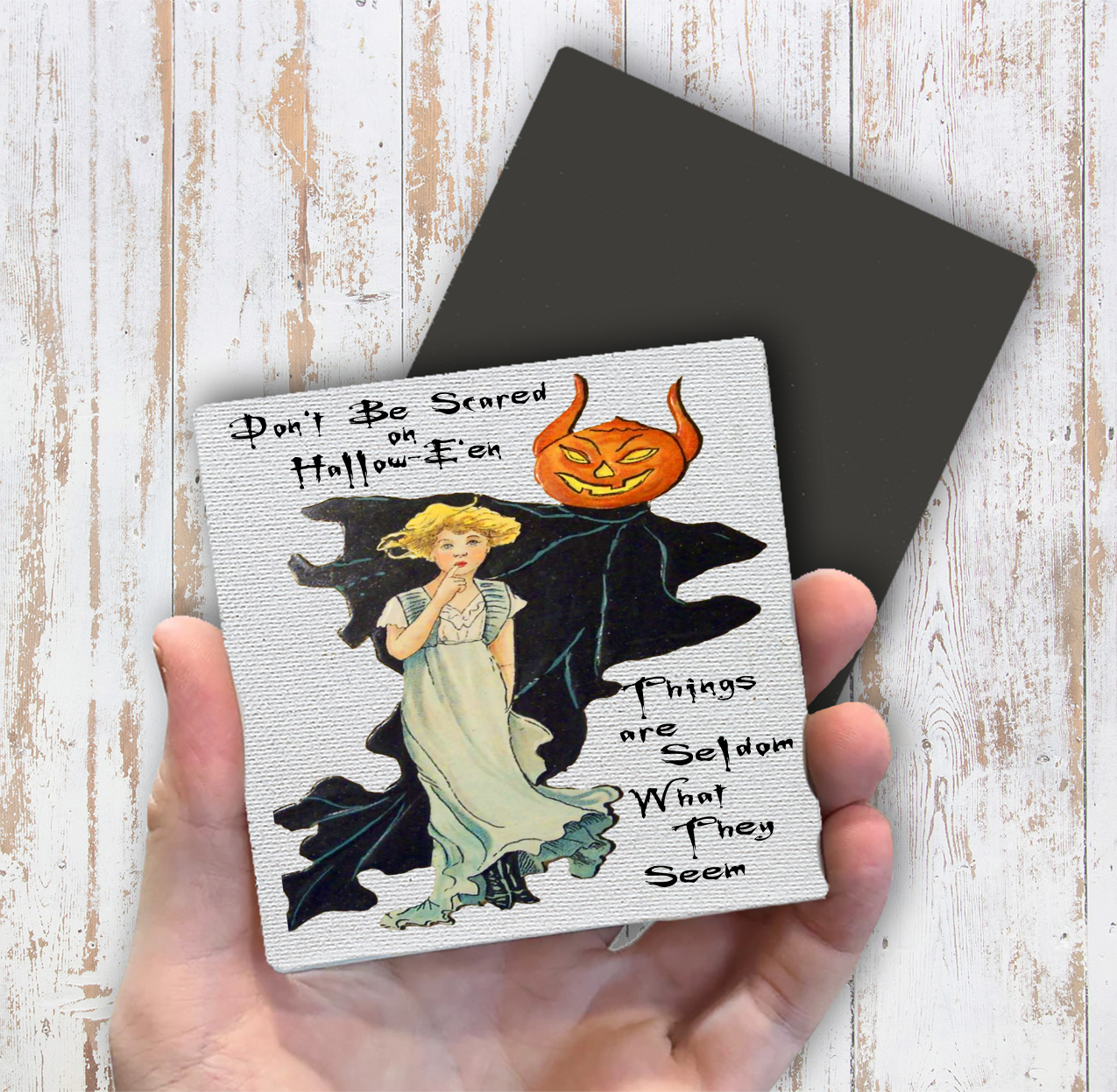 Halloween Vintage Goblin Magnet Fridge (Set of 2)