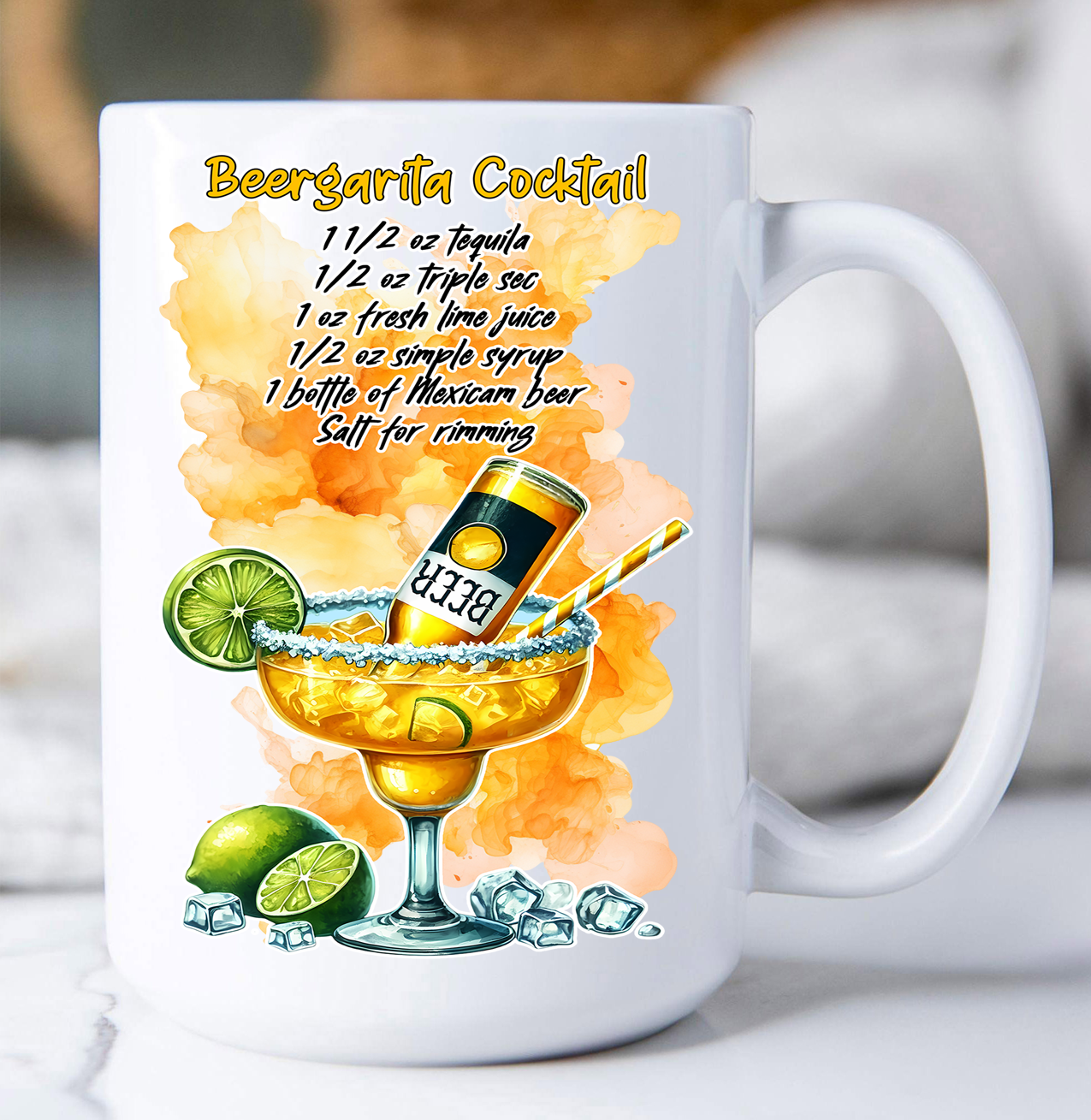 Summer Cocktail Beergarita Coffee Mug