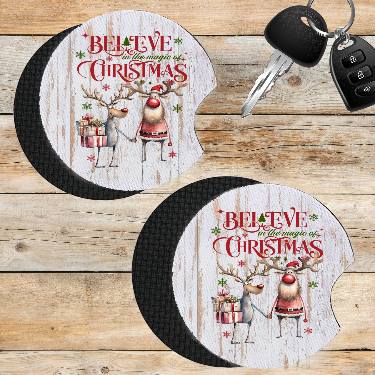 Car Coaster Believe in the magic of Christmas