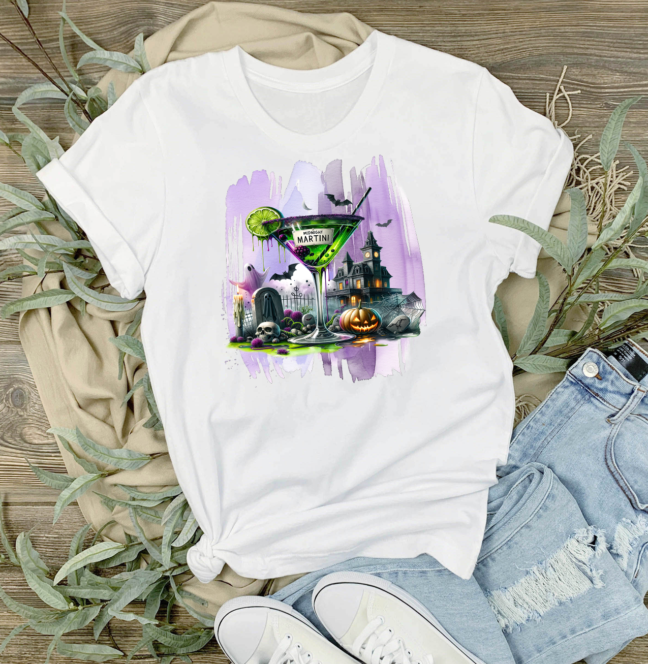 Halloween Midnight Martini T-Shirt
