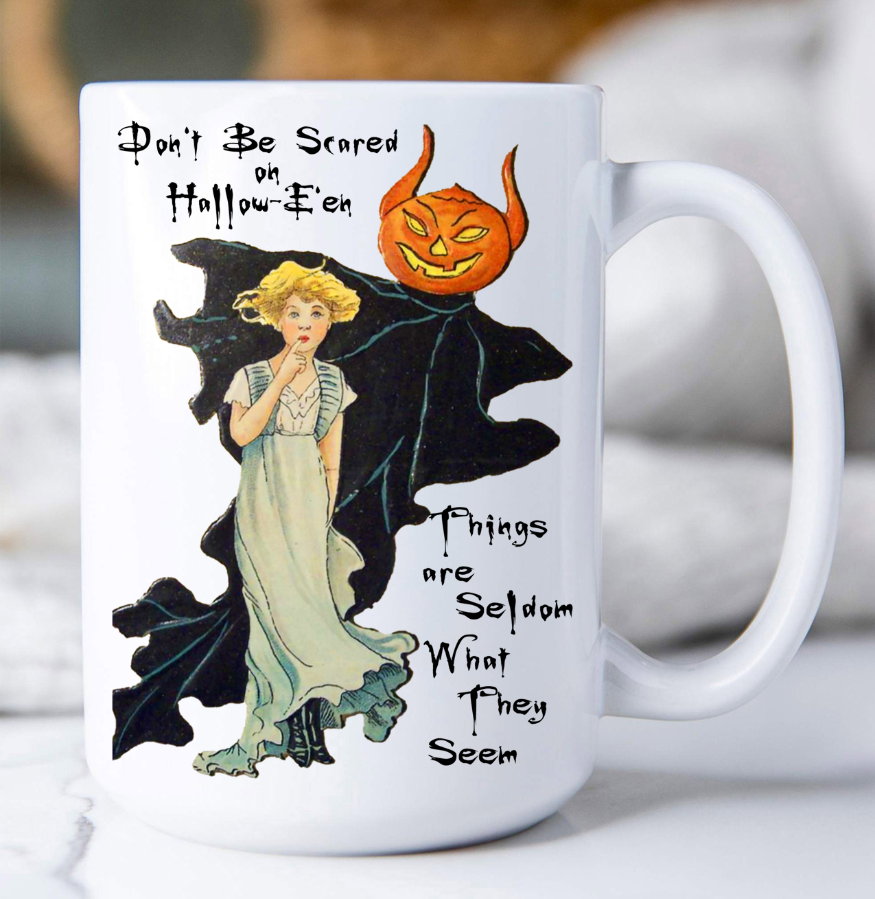 Halloween Vintage Goblin Coffee Mug