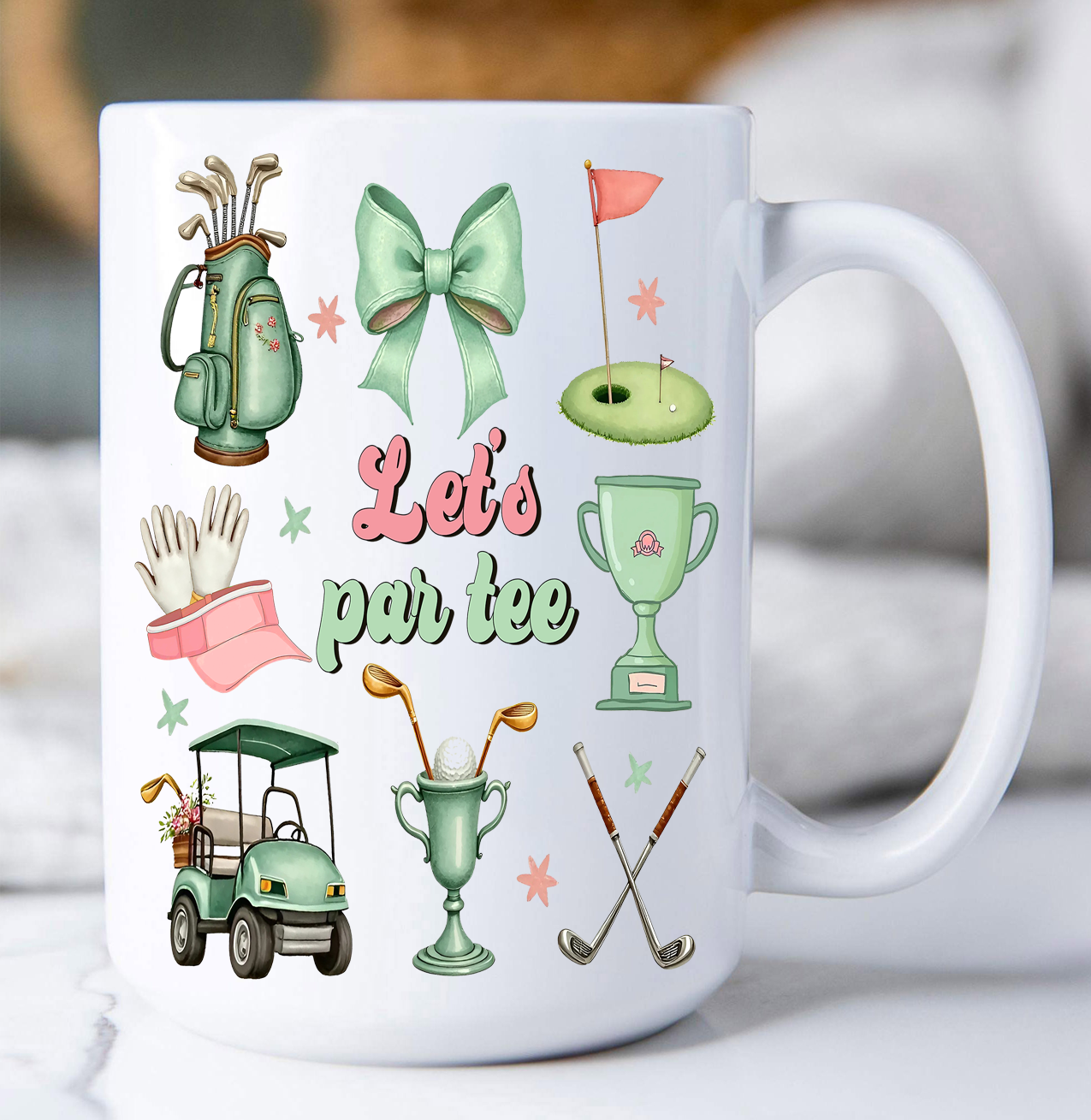 Golf Let's Par tee Coffee Mug
