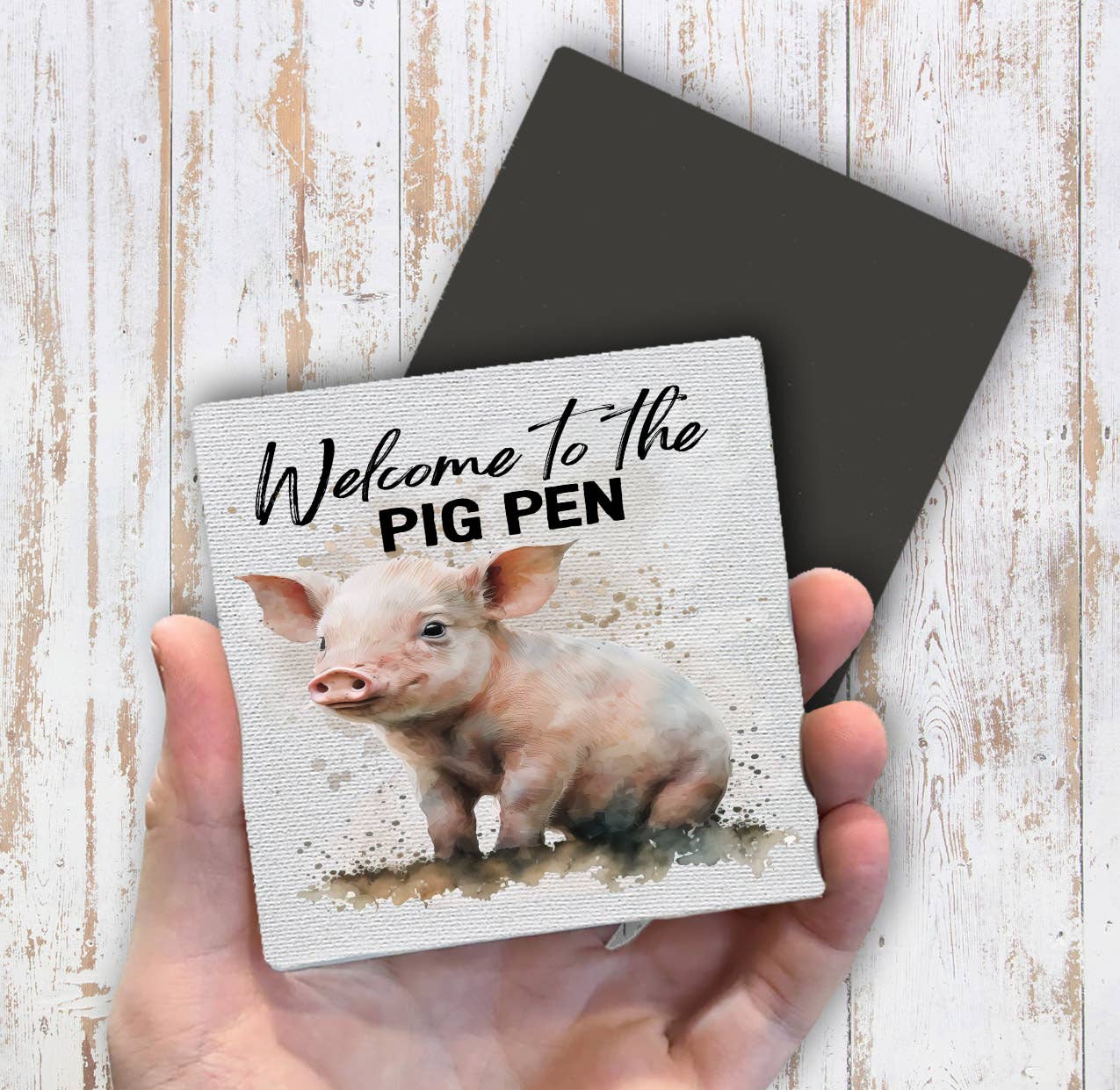 Welcome to the Pig Pen Piglet Magnet Fridge - Sets of 2
