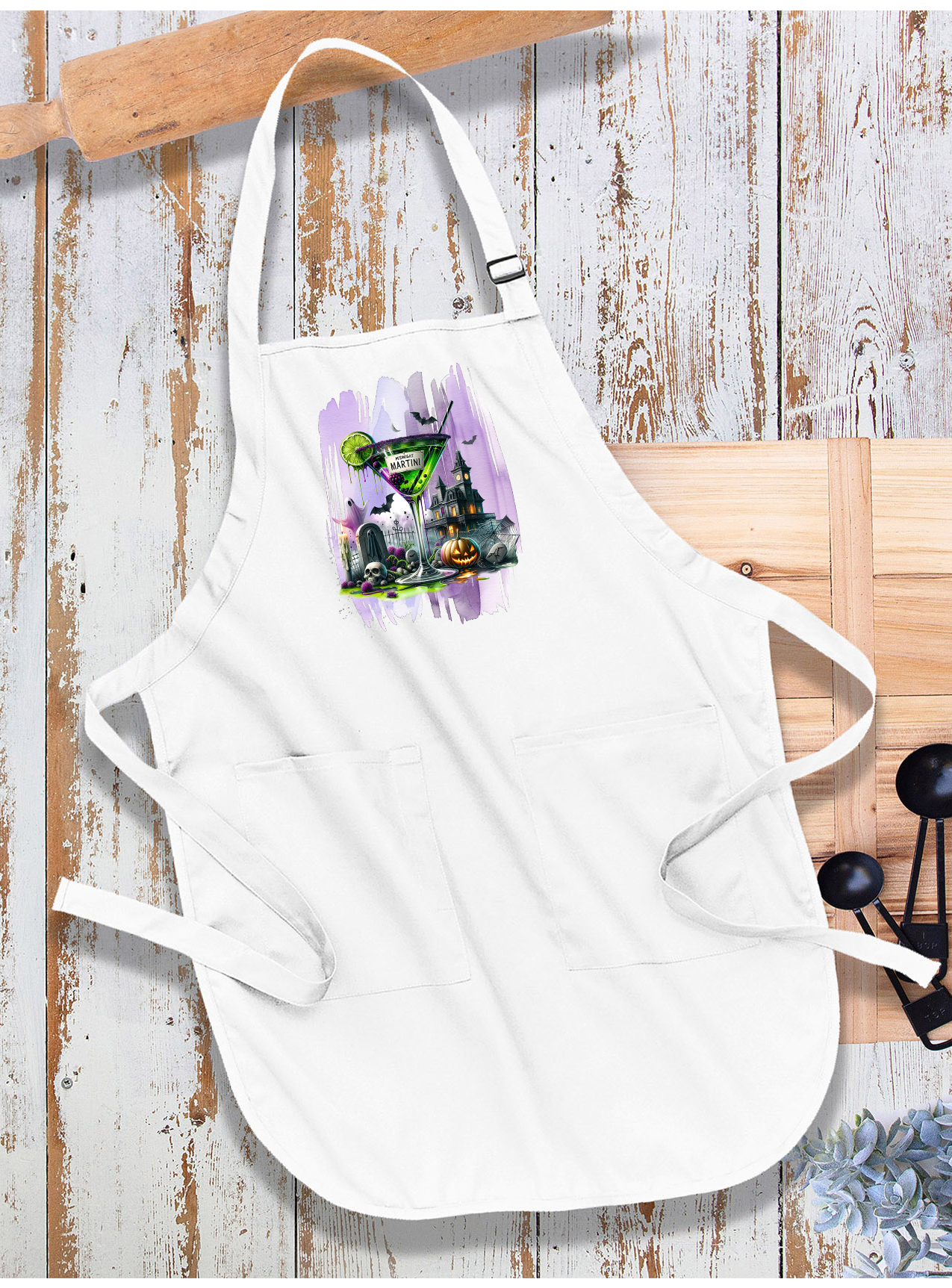 Halloween Midnight Martini Apron