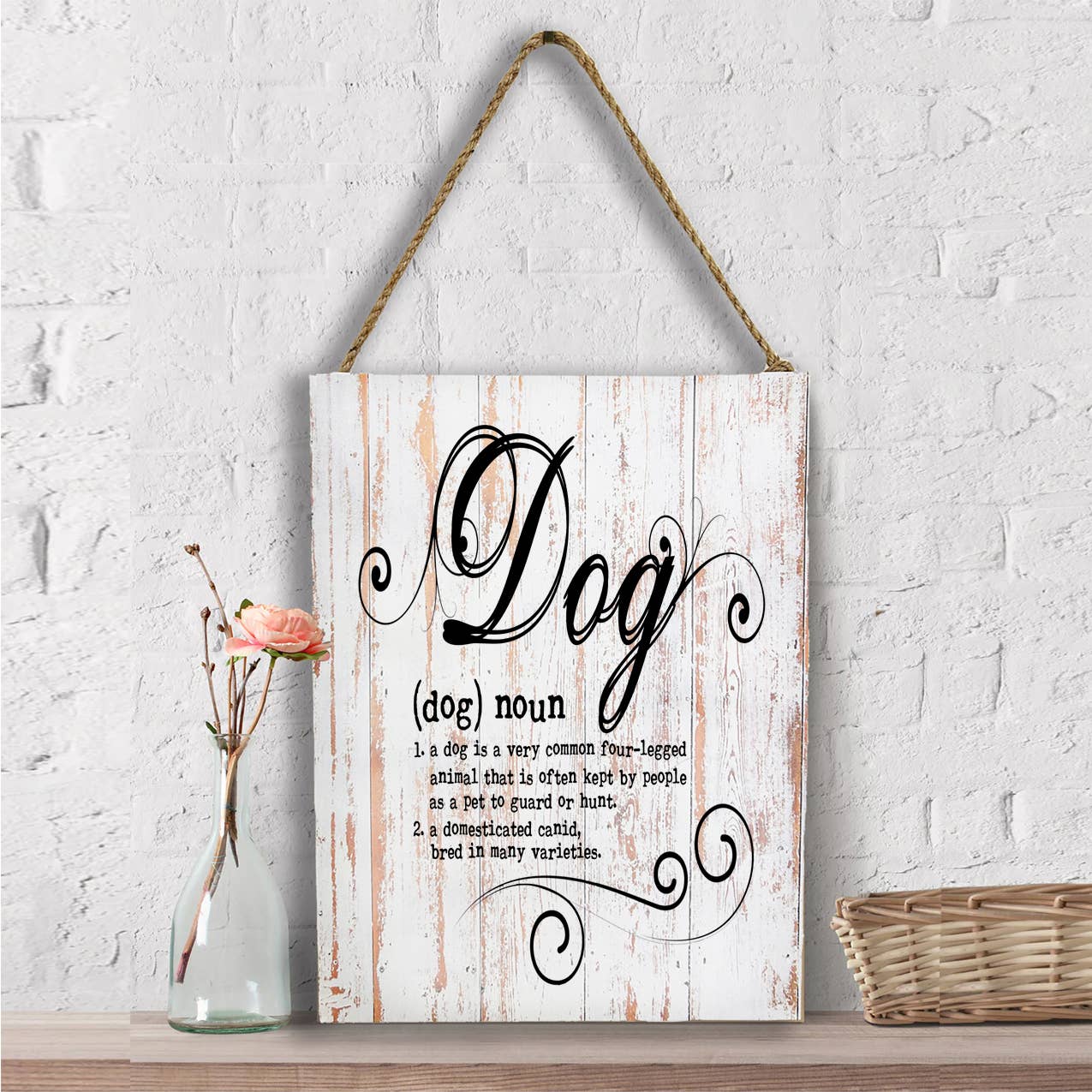 Vintage Victorian French, Dog Definition, Wall Decor