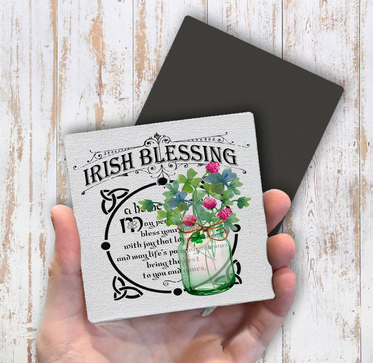 St Patricks Day Bless Irish Home Magnet Fridge - Sets of 2