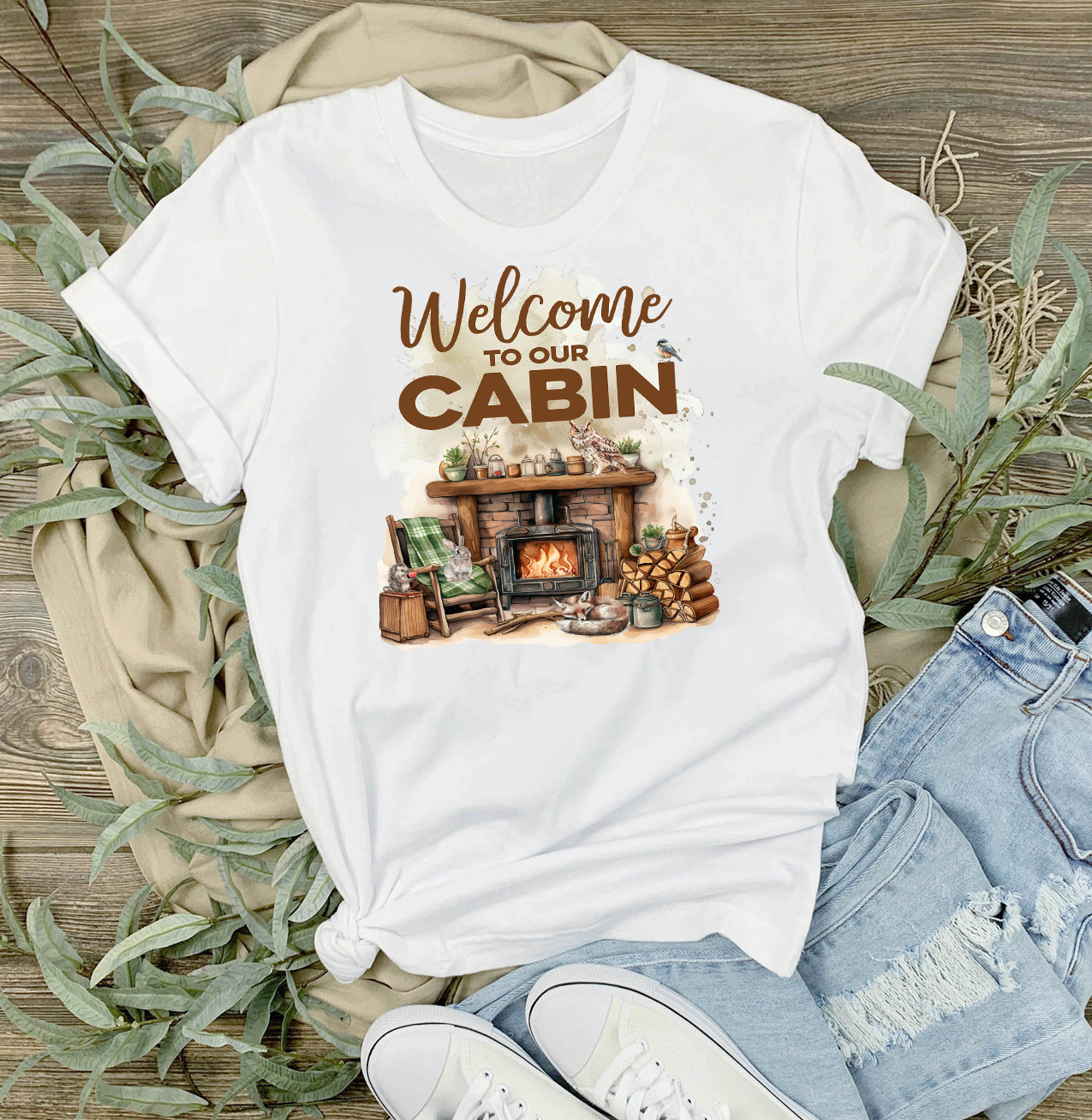 Welcome to our Cabin T-Shirt