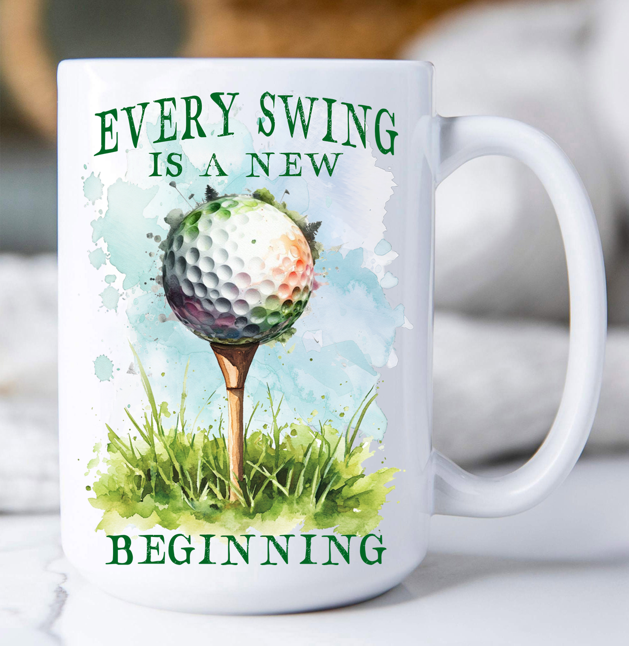 Golf Every Swing is a New Beginning Coffee Mug