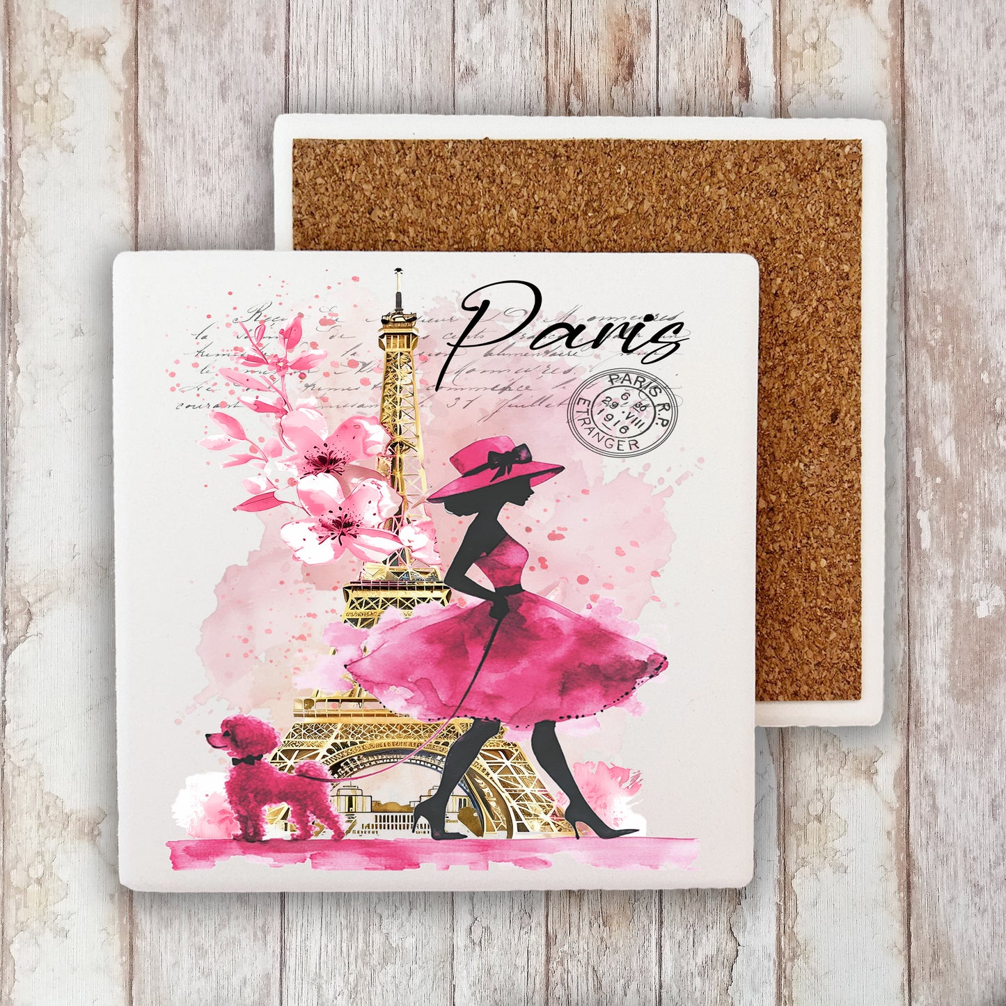 Paris Stone Coaster