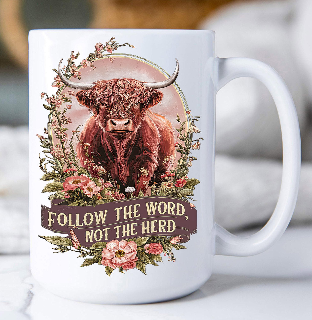 The Word not the Herd Western Spiritual Coffee Mug