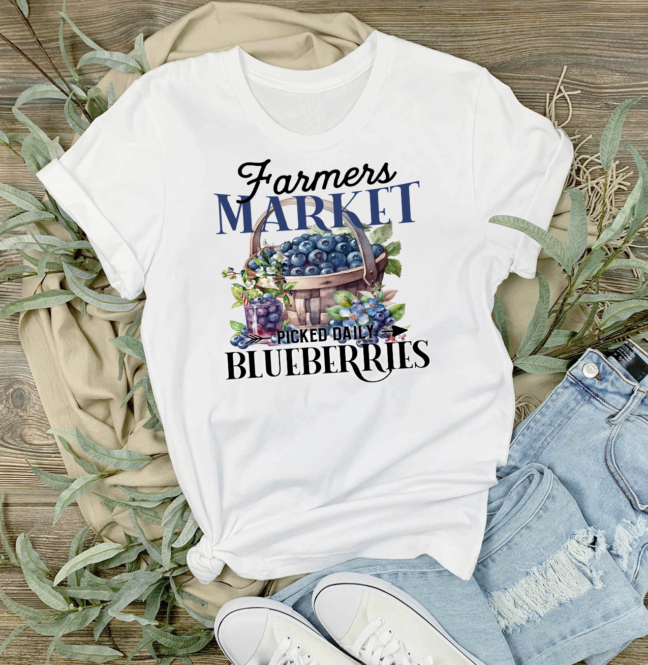 Farm Fresh Blueberries T-Shirt