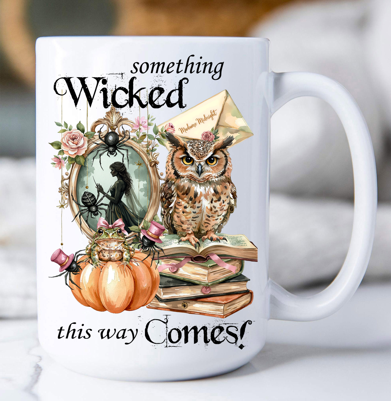 Halloween Something Wicked Comes Coffee Mug