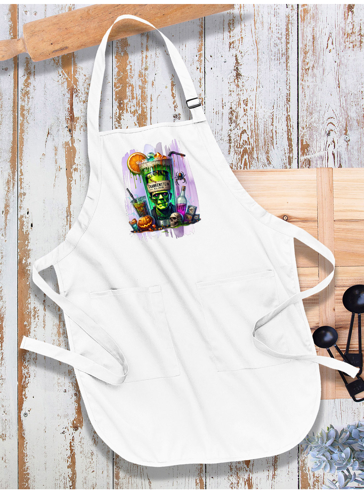 Halloween Frankenstein Elixir Apron