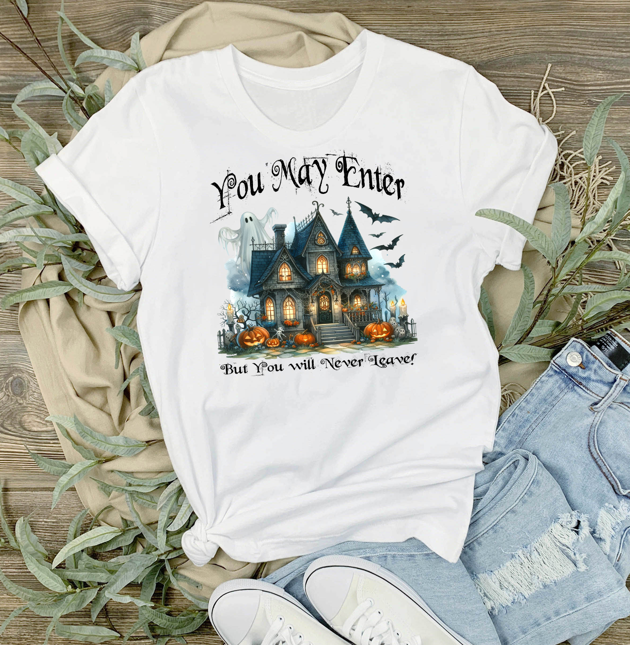 Halloween Hunted House T-Shirt