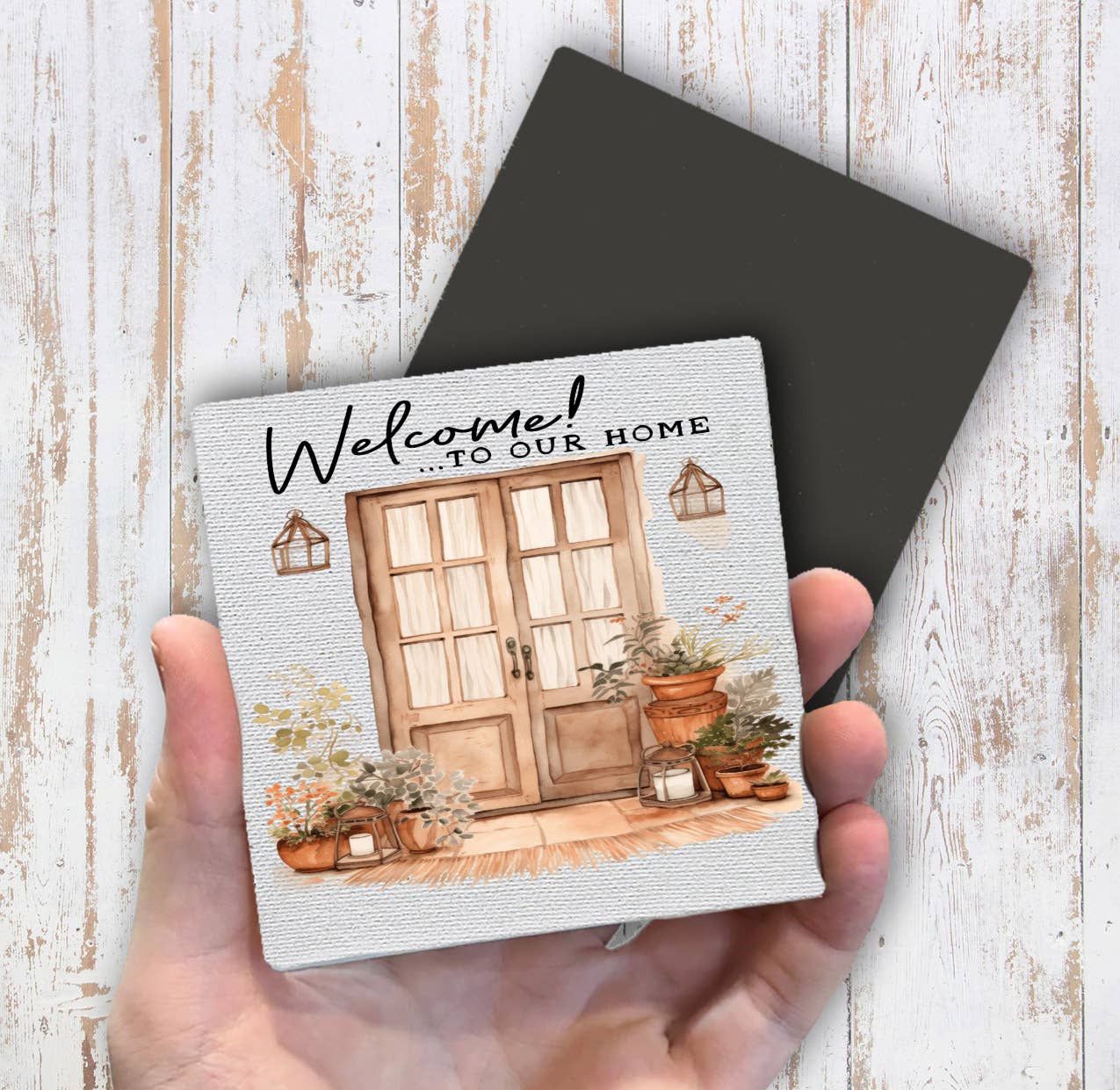 Welcome to our Home Front Door Magnet Fridge - Sets of 2