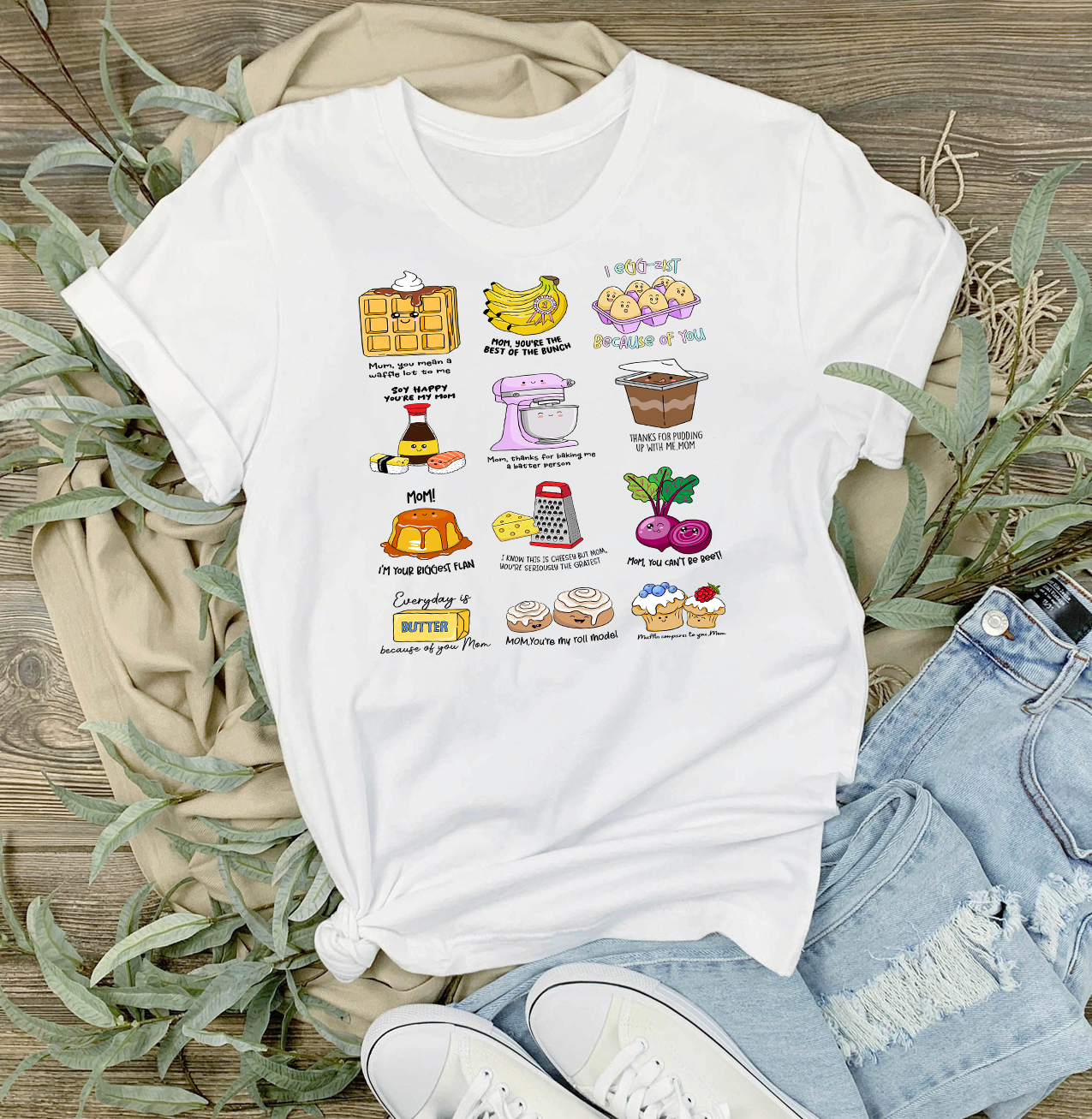 Mother's Day Puns Funny Quotes T-Shirt