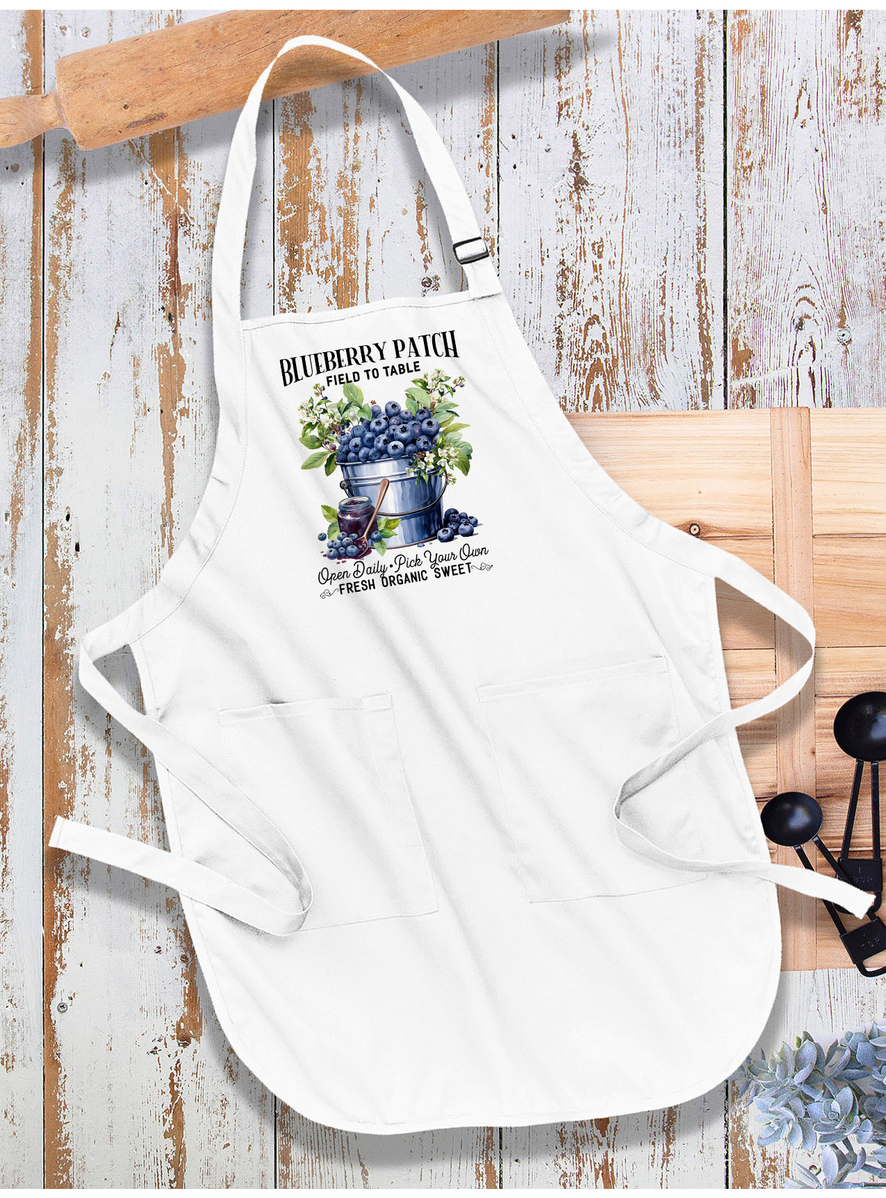 Blueberry Patch Field to Table Apron