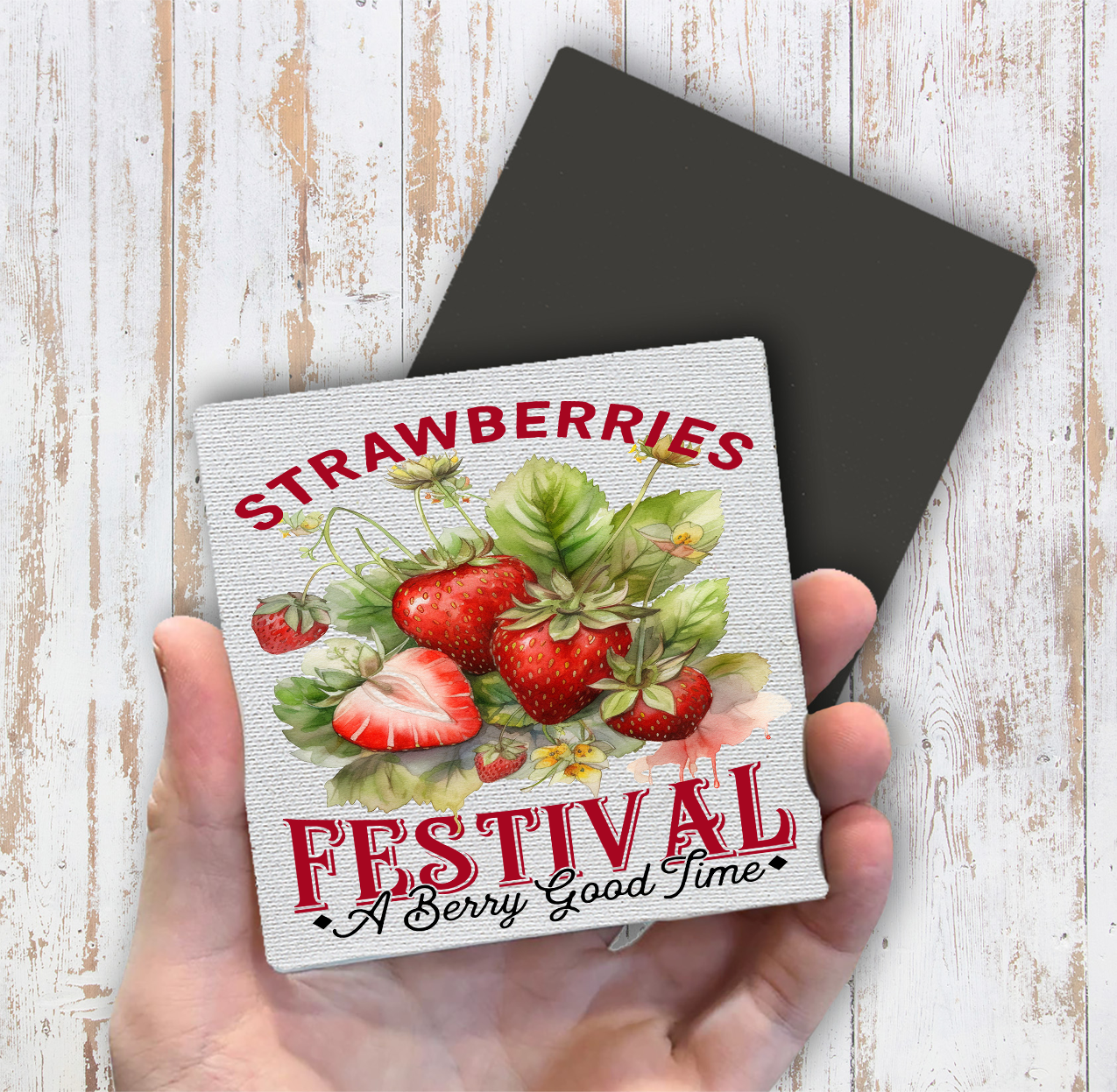 Strawberry Festival Magnet Fridge (Set of 2)
