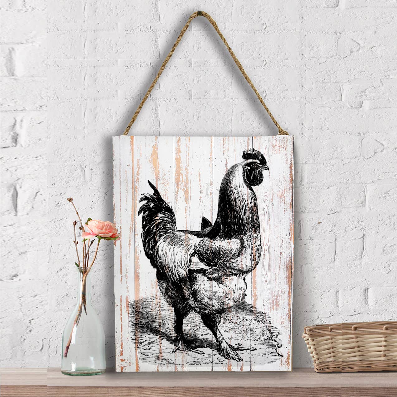 Country Farm, Rooster, Wall Decor