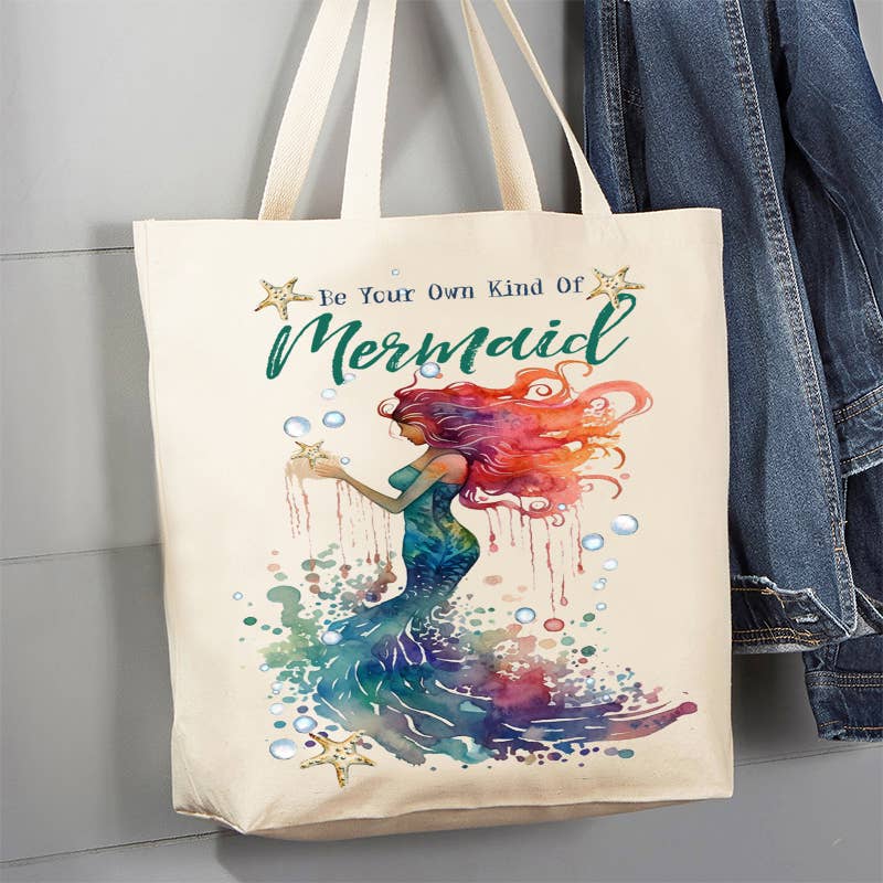 Be Your Own Kind of Mermaid Canvas Tote Bag