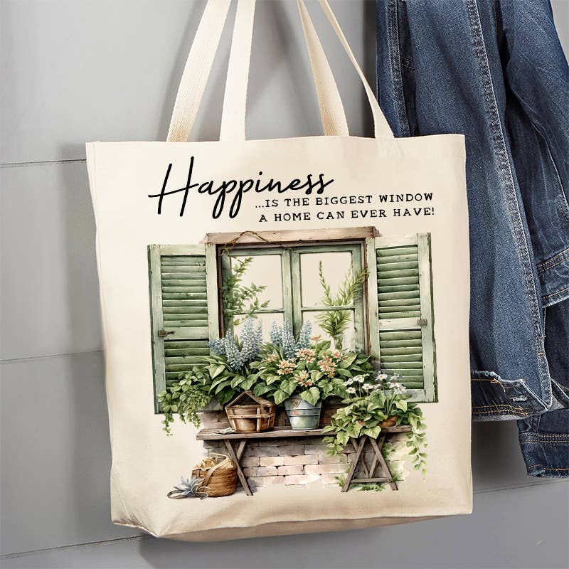 Happens is the Biggest Window Canvas Tote Bag
