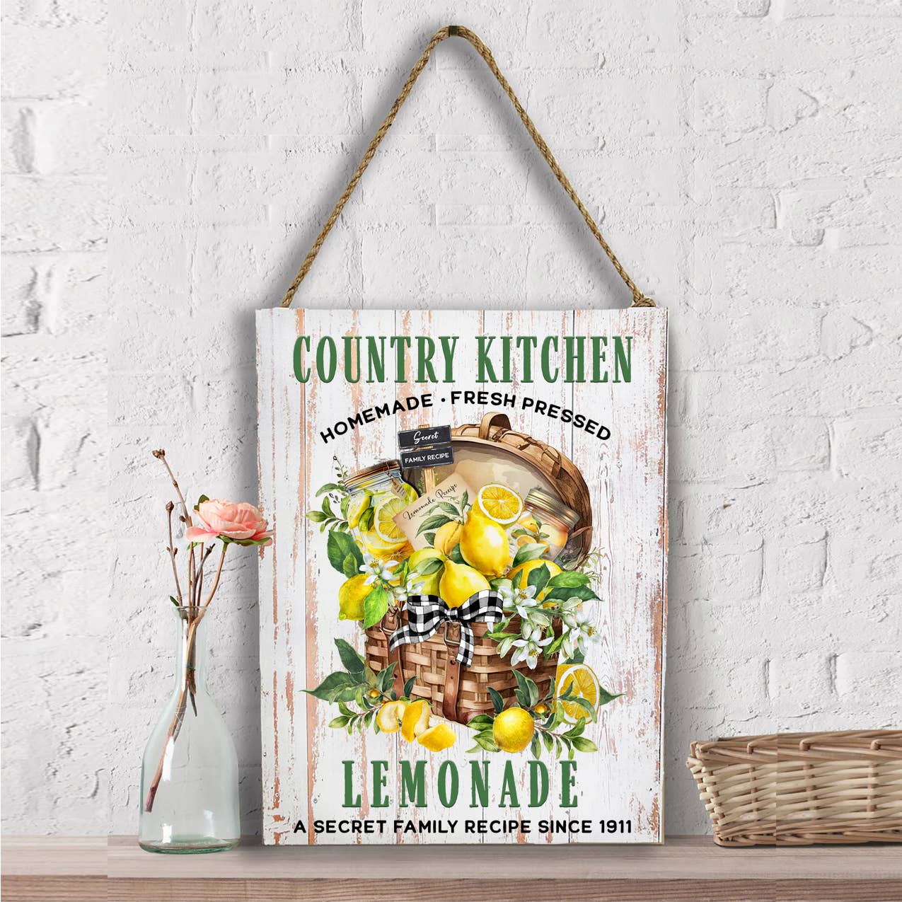 Country Farmhouse Lemonade Wall Decor