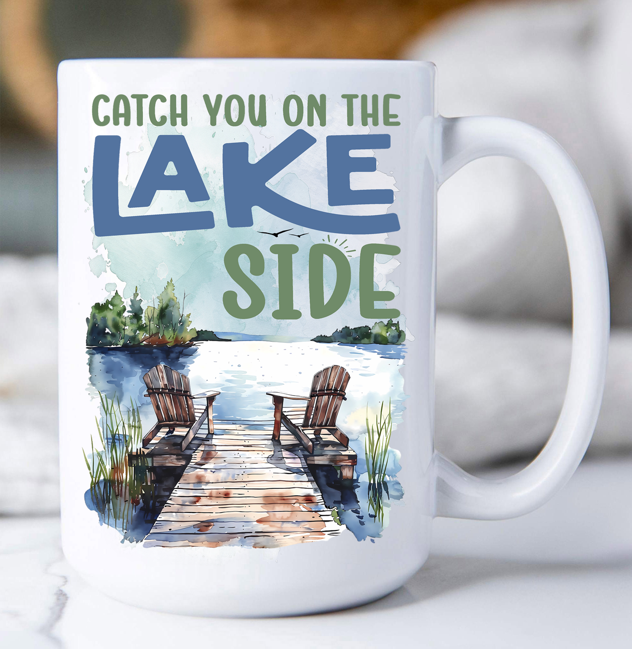 Catch you on the Lake Side Coffee Mug