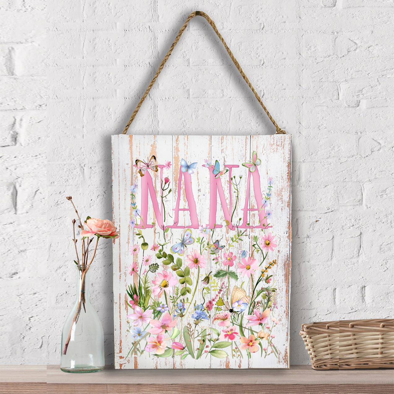 Mother's Day Wild Flowers Nana Wall Decor