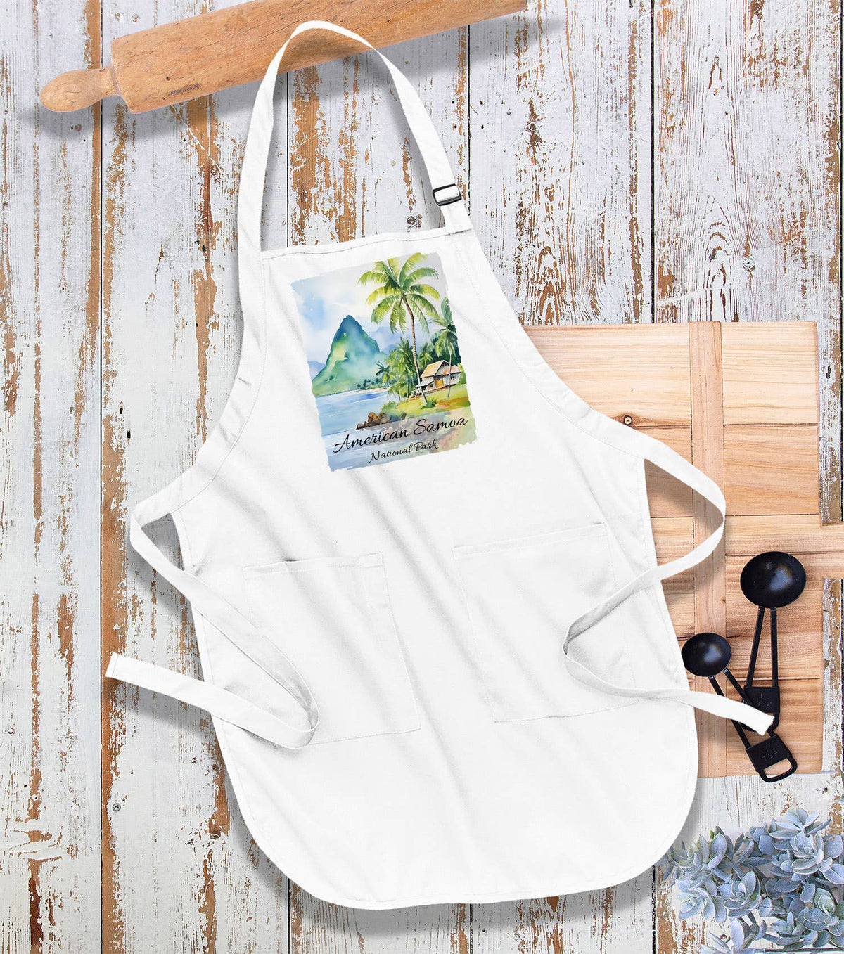 American Samoa National Park Kitchen Cotton Apron