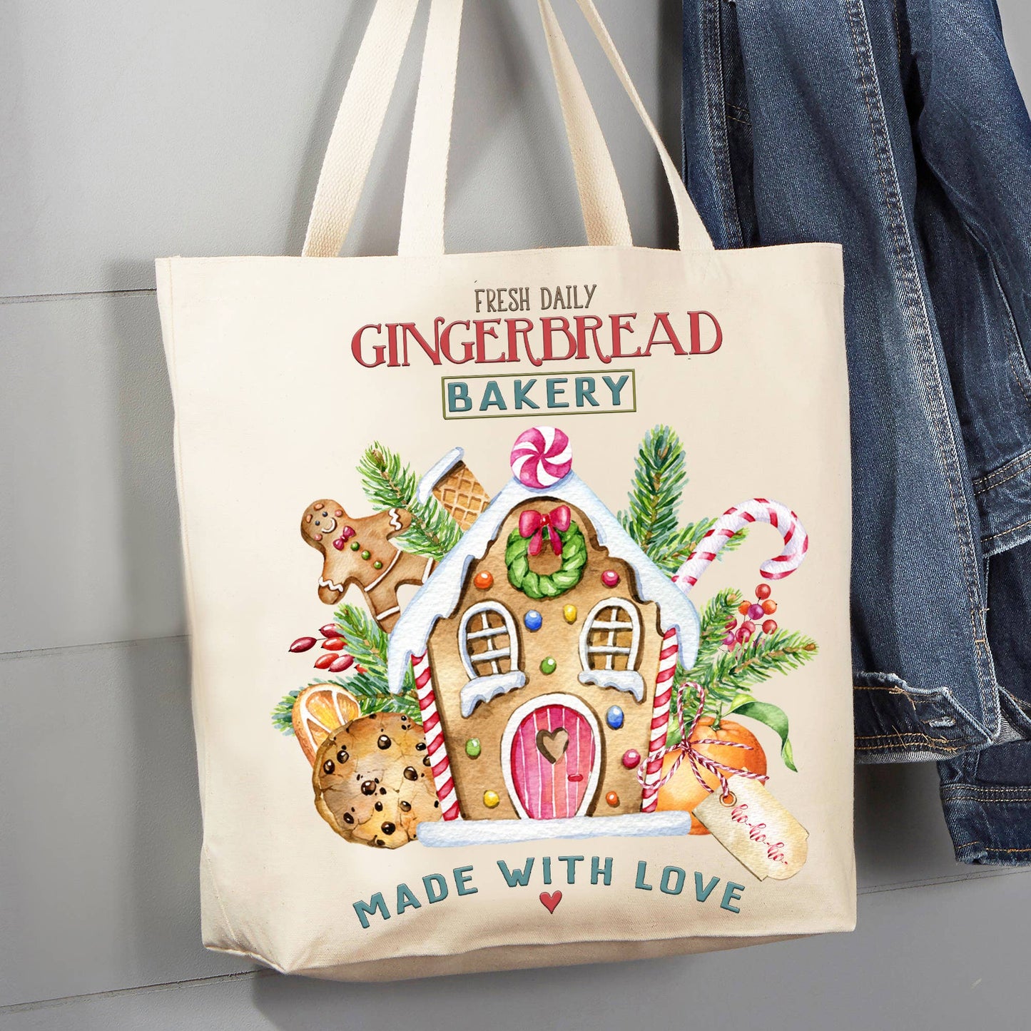 Cotton Canvas Tote Bag