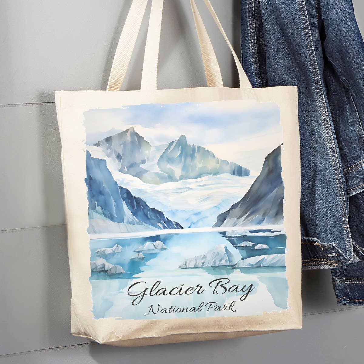 Glacier Bay National Park Alaska 12 oz Canvas Tote Bag
