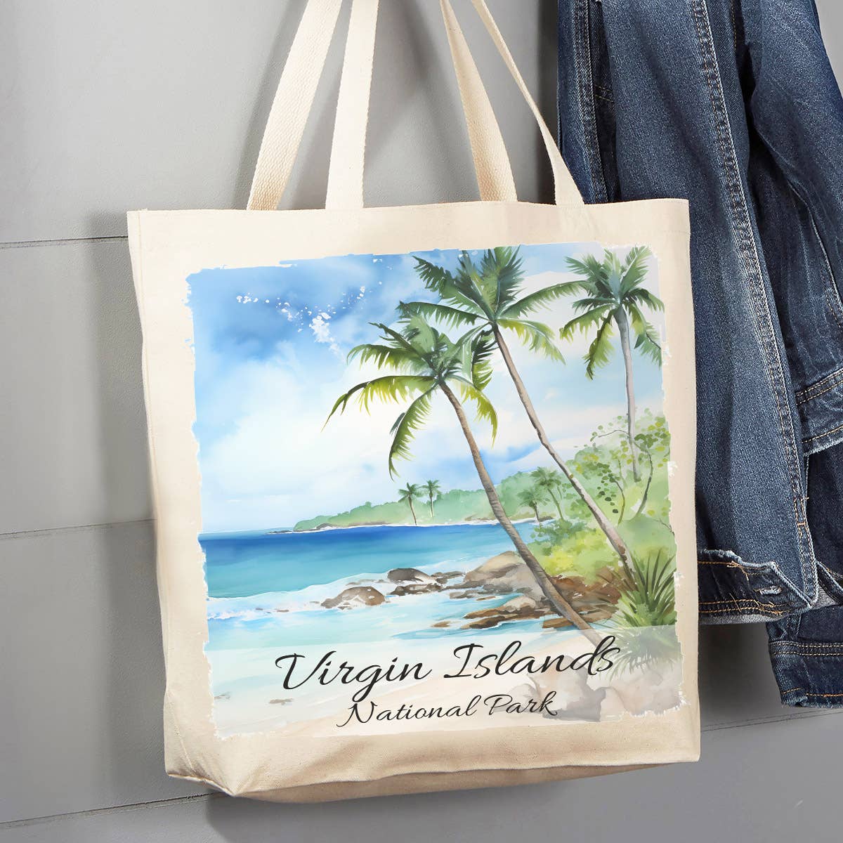 Virgin Islands National Park 12 oz Canvas Tote Bag