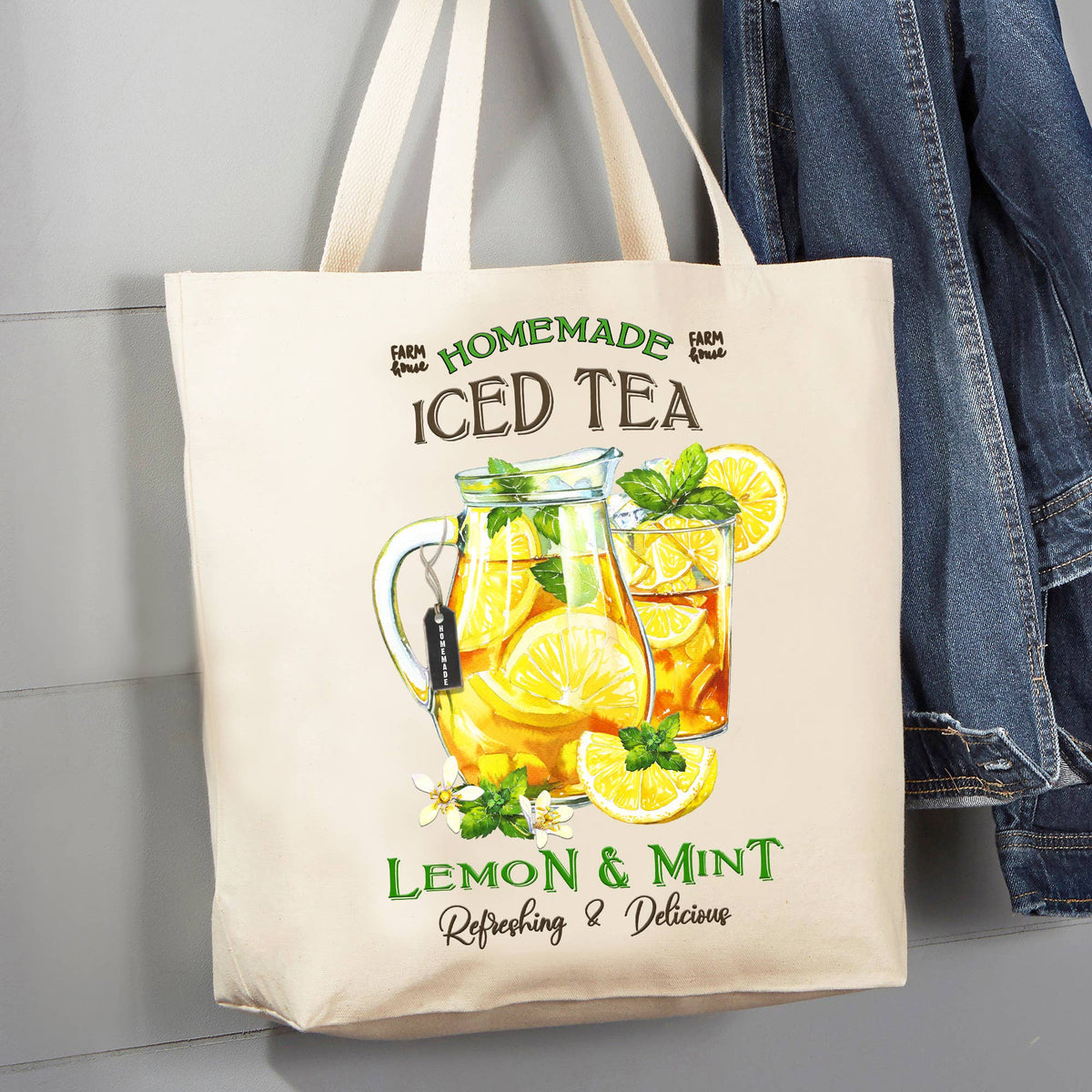 Cotton Canvas Tote Bag