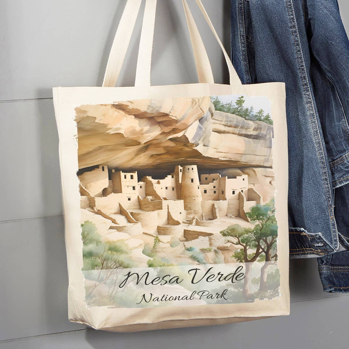 Mesa Verde National Park Colorado 12 oz Canvas Tote Bag