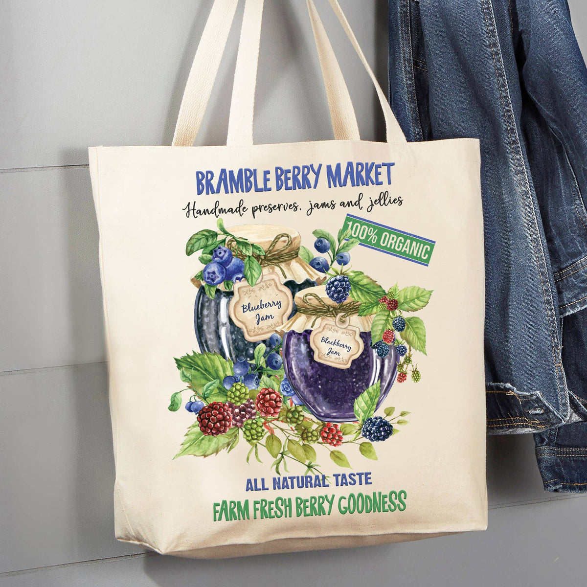 Cotton Canvas Tote Bag