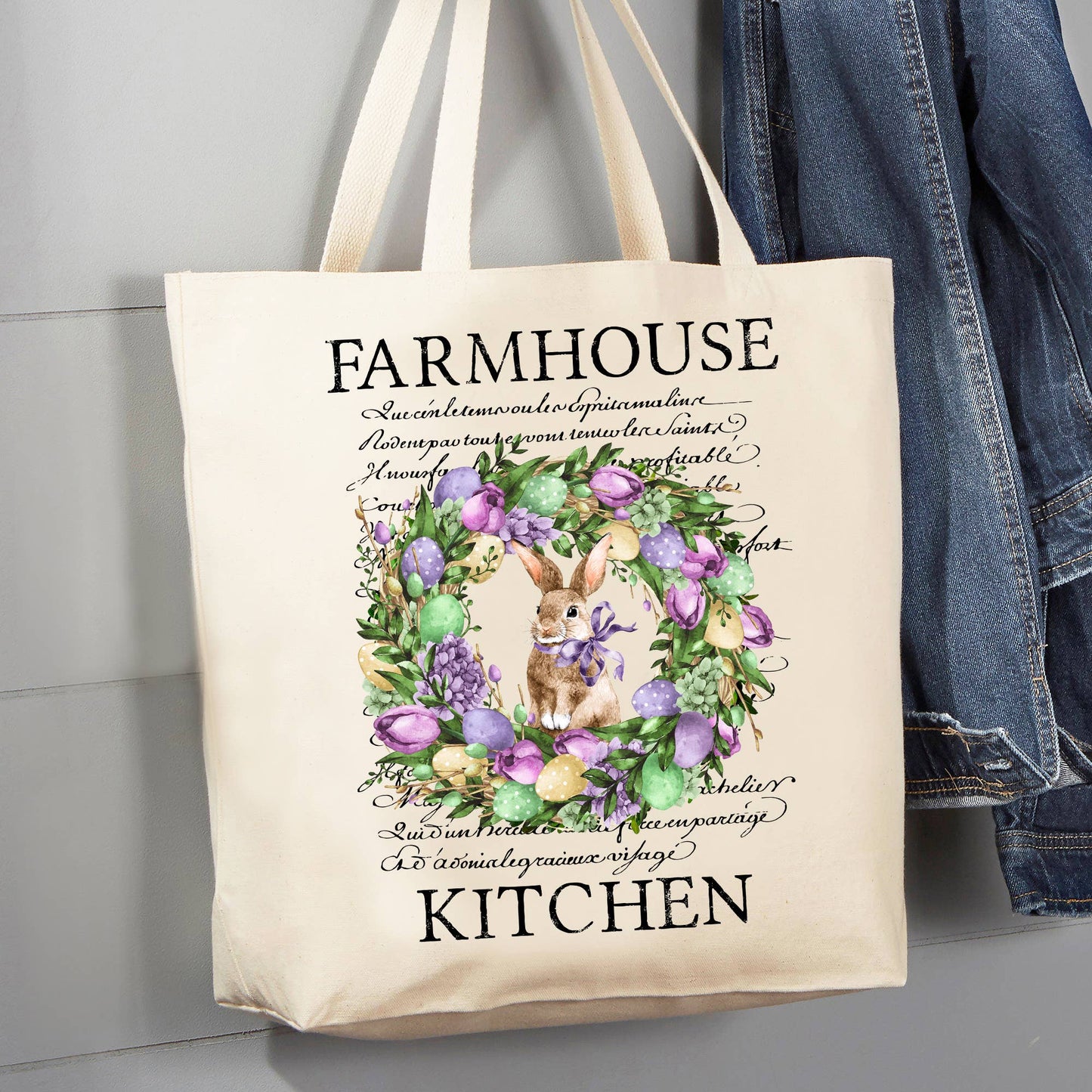 Cotton Canvas Tote Bag