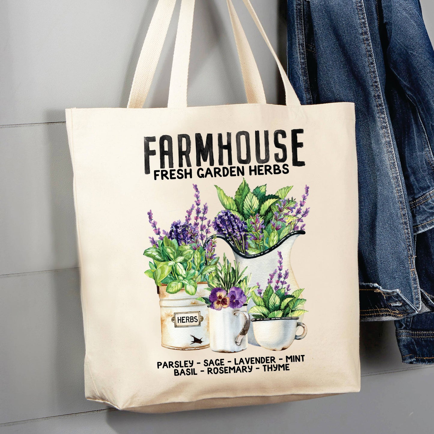 Cotton Canvas Tote Bag