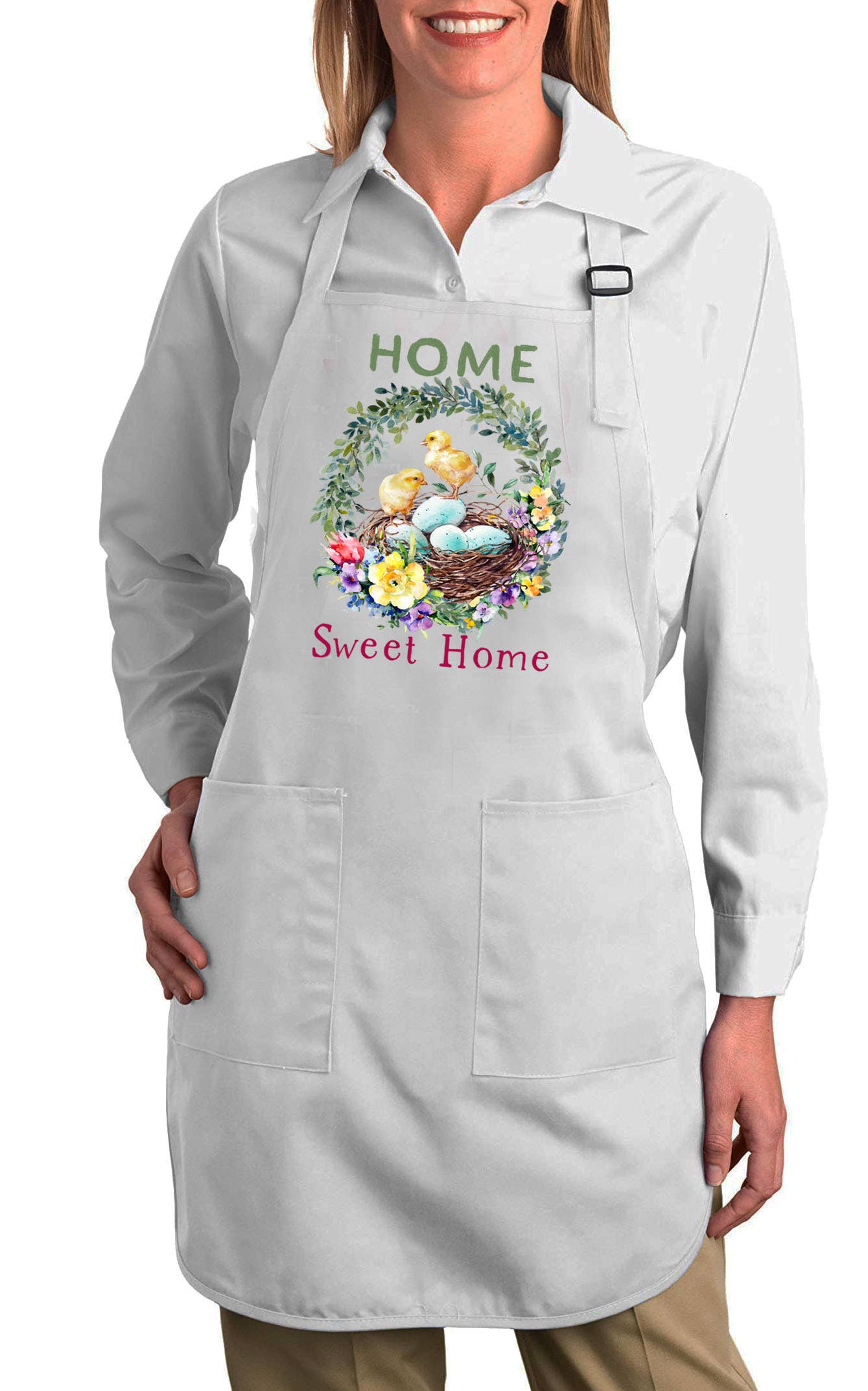 Easter Chicks Sweet Home Cotton Apron