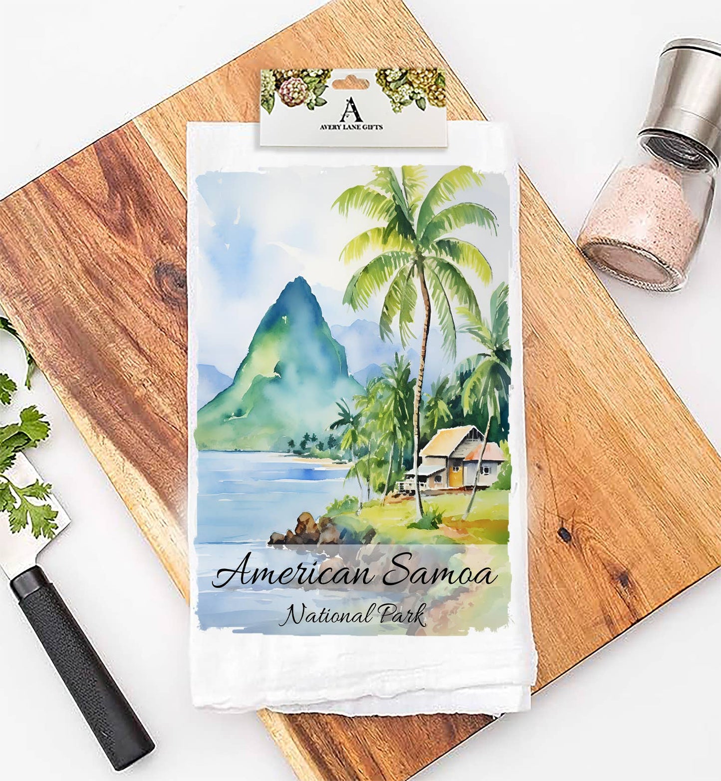 American Samoa National Park Flour Sack Tea Towel