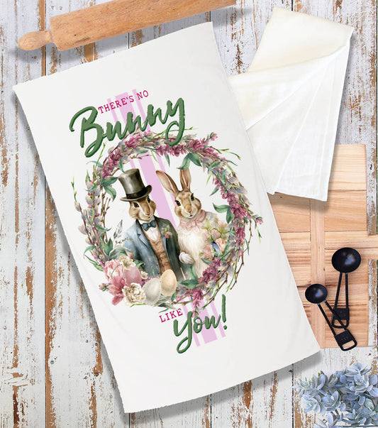 Easter Victorian Bunny like You Terry Cloth Towel
