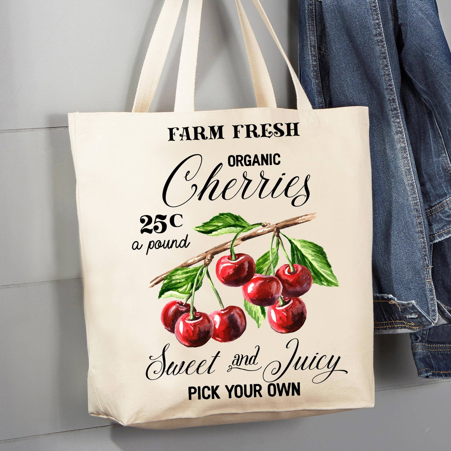 Cotton Canvas Tote Bag