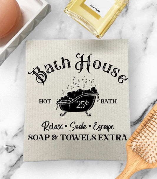 Set of 2 -  Bath & Body Vintage Bath House SWEDISH BODY CLOTH