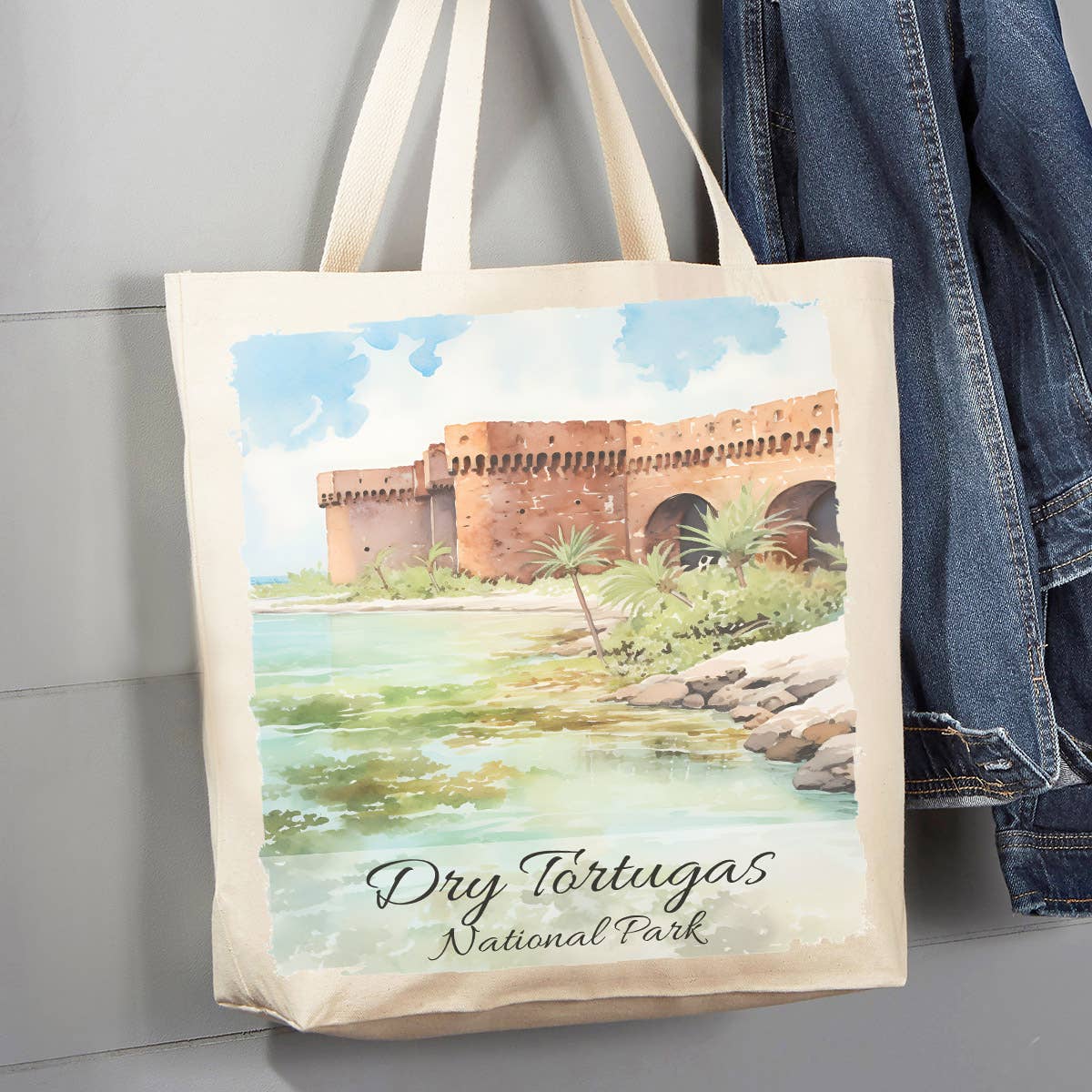Dry Tortugas National Park Florida 12 oz Canvas Tote Bag