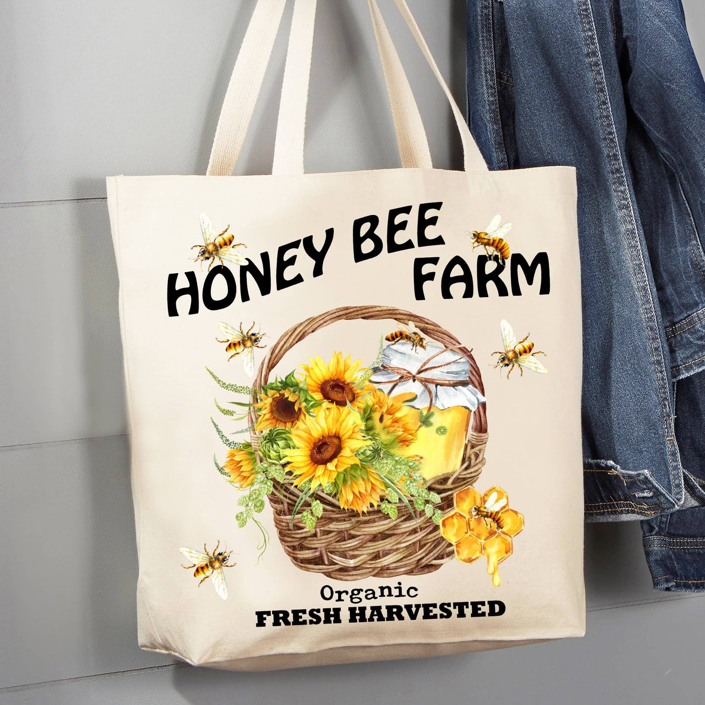 Cotton Canvas Tote Bag