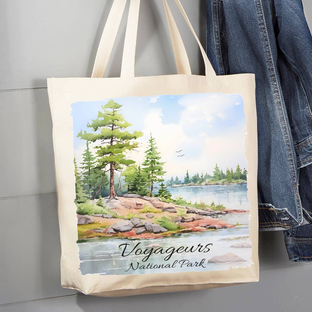 Voyageurs National Park Minnesota 12 oz Canvas Tote Bag