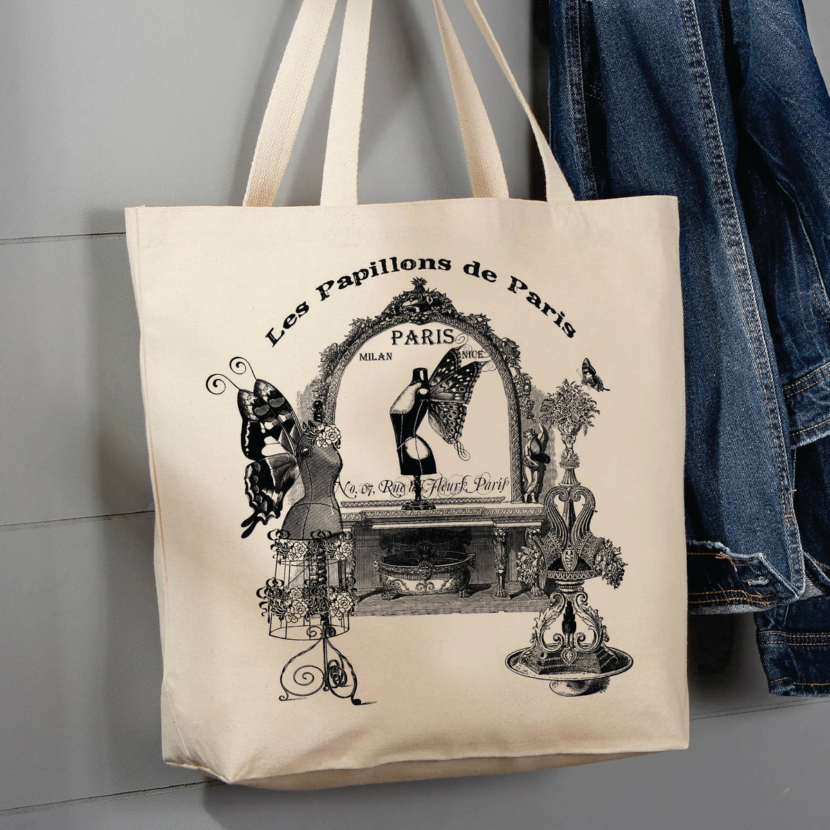 Cotton Canvas Tote Bag